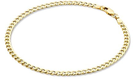 Orovi Armband - Armreif Damen Gelbgold 14 Karat / 585 Gold Kette 19.5 cm