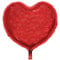 Folienballon Herz 45 cm Luftballon Hochzeit Helium Ballon 18 Zoll Heliumballon Heart LOVE Valentinstag Herzballon XL Geburtsatag Party Deko Dekoration bunt JGA Folie Sterne ( Rot (glitzernd) )