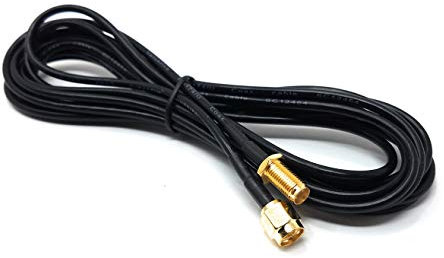 MainCore 3m SMA Male to SMA Female WiFi Antenna Extension Coaxial Cable Patch Lead Coax for FPV Antenna Wireless External Aerial Router WLAN Power Cord Camera System LTE Directional 3G 4G (3m)