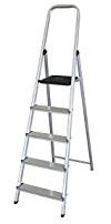 Escabeau pliable 5 marches 175 x 45 x 12 cm