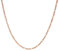 LUUK LIFESTYLE Edelstahl Halskette „Plain“, modernes Design, Damenschmuck, Modeaccessoire, Vintage Layer Look, filigran, Geschenkidee Freundin, Geburtstag, Valentinstag, einzigartiger Stil, Roségold