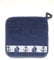KRACHT, EIN Topflappen Nordsee, Dunkelblau, Frottee, 100% Baumwolle, 22x22cm