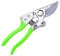 Horsvill Garden Shears, Pruning Shears Made in Japan, Garden Secateurs Made of Japanese SK4 Steel, Secateurs for Heavy Duty (Green)