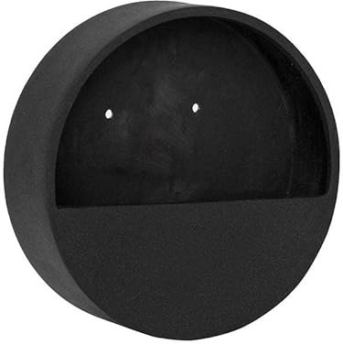 Pottery Pots Blumentopf-Hängetopf Wally Schwarz 50x50x7 cm