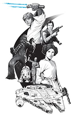 Classic Star Wars Giant Alphabet Sticker