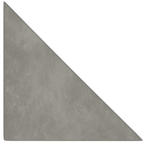 vidaXL 12x Wandpaneel Polsterpaneel Wandpolster Bettkopfteil Wandkissen Wandverkleidung Polsterwand Wandpaneele Hellgrau 30x30cm Samt 0,54m²