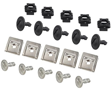 Bohaner Kit de montage de protection anti-encastrement - Kit de rechange - Protection sous le plancher - Fixation du couvercle du moteur - Clips de moteur - Jeu de vis pour A.u/D.-i A4 A6 A8 V.W.