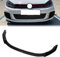 GENMAIBIGAO Auto Frontlippe Frontspoiler für Golf 6 MK6 GTI GTD 2010-2013,Auto Frontstoßstange Splitter Lip Spoiler Lippensplitter,A/Black