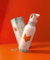FOXBOXX Trinkflasche Isoliert | 0,5l - Edelstahl Premium | FOX pulverbeschichtet + Stahl-Karabiner/Thermosflasche Kinder | Sportcap panna cotta