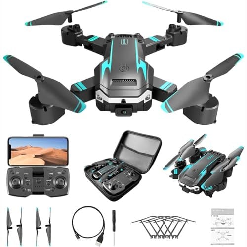 UNbit Drone with 8K Dual Camera - Drone HD Aerial Photography Dual Camera Quadcopter Three-sided Obstacle Avoidance Remote Control Aircraft for Kids Adults