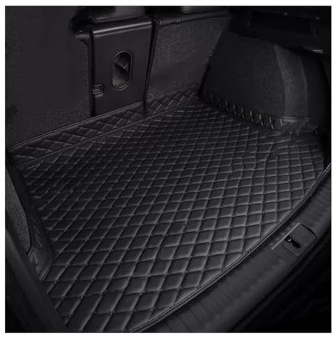 Auto Leder Kofferraummatte für Hyundai Tucson 2015 2016 2017 2018 2019 2020 2021, Wasserdicht Kofferraumwanne Schutzmatte Antirutsch Kofferraum Schutz Interieur Zubehör,E
