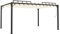 Willood Garten Pavillon Pergola mit Lamellendach 3x4 m Creme Stoff und Aluminium