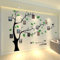 Purekay Grande 3D Albero Adesivo Muro Wall Stickers, DIY Cornici per Foto Adesivi Murali per Camera da Letto Soggiorno Ufficio Divano TV Decorazione Parete Cucina (Verde Sinistro, L)