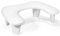 Deciniee Repose Main Ongle: Forme du U Repose Main Manucure pour Table Manucure - Coussin Ongle Repose Mains Ongles Professionnelle pour Prothesiste Ongulaire - Blanc