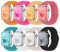 Lot de 8 bracelets tressés compatibles avec Apple Watch 38 mm, 40 mm, 41 mm, 42 mm, 44 mm, 45 mm, 46 mm - Bracelet élastique en nylon pour Apple Watch 10 9 SE 8 7 6 5 4 3 2 1