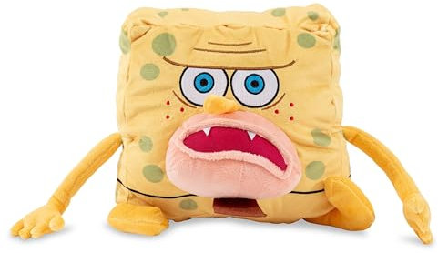 Nickelodeon Spongebob Schwammkopf Höhlenmensch Spongebob 25,4 cm Sammler Plüschtier, großes weiches Stofftier