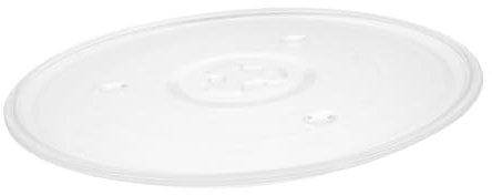 IMIKEYA Thick Glass Plate Microwave Oven Turntable Heat Resistant Easy Install Replacement for Brands