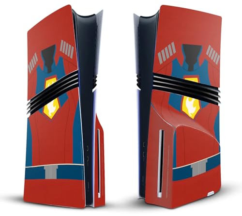 Head Case Designs Offizielle Peacemaker: Television Series Kostüm Graphics Vinyl Haut Gaming Aufkleber kompatibel mit Sony PlayStation 5 PS5 Pro Disc Edition Console