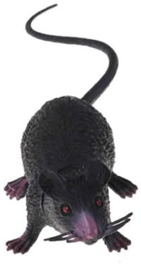 Realistic Plastic Mouse Rat Halloween Mouse, Realistic Mouse Small Mouse Model Fake Rat Prank Toys Terrible Prank Props for Halloween Joke Prank Toy,Ornaments (Black)