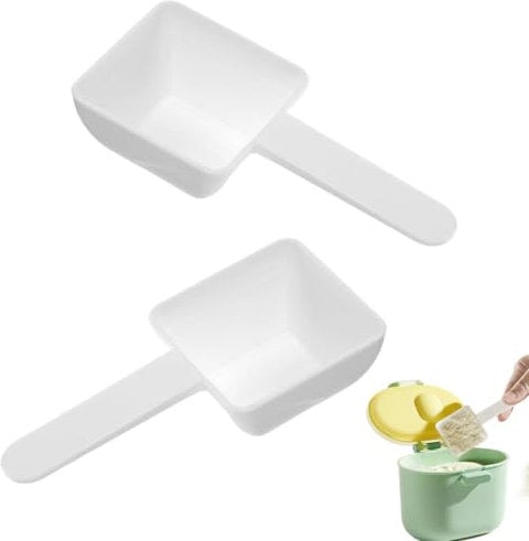 VURYAPI Cuchara Medidora de Plastico Transparente, Medidor de 30ml Dosificadora, Mini Protein Scooper Polvo, para Cocina Condimento Aceite Café
