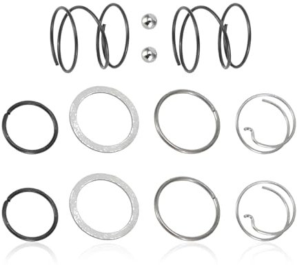 N078434 N089668 Spring Kits with Steel Ball,2 Set Holder Chuck Impact Driver Bit Repair Kit for DeWalt DCF885 DCF886 DCF887 DCF840 DCF850,Bit Holder Replacement Spring and Ball Bearing for Dewalt