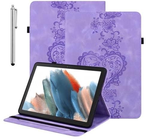 BOLELAW Hülle für iPad (A16) 11. / 10. Generation 10.9 Zoll, Lila | Stoßfest PU Leder Folio Case mit Stifthalter, Kartenfächern & Standfunktion