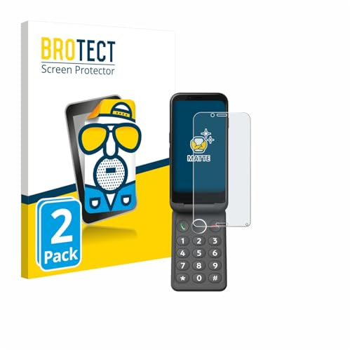 BROTECT Schutzfolie für Doro Aurora A20 | 2 Stück Entspiegelnder Displayschutz Made in Germany Matte Displayschutz-Folie Anti-Reflex Anti-Fingerprint Einfache Montage