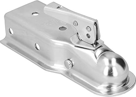 Zohisin Einstellbare Anhängerkupplung, 3-Zoll-Kanal, sichere Kupplung für 2-Zoll-Anhängerkupplungskugel mit 3500 lbs Tragkraft, interne Verriegelungsfeder und