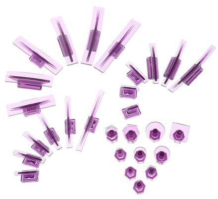 HEMOTON 28 pièces Kit Onglets Extraction Bosses Voiture Outil Débosselage Carrosserie Rapide sans Peinture pour Réparation Carrosserie Polyvalent