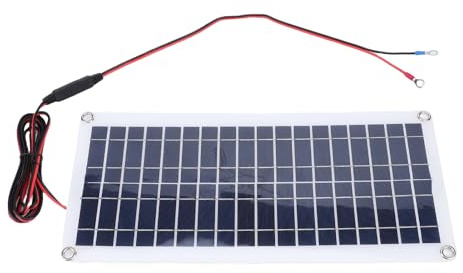 HEEPDD Mainteneur de Chargeur de Panneaux Solaires avec Contrôleur MPPT Intelligent pour Camping-car, Bateau, Camping, Voyageurs en Plein Air, Kit de Panneaux Solaires 30 W, Chargeur de Batterie