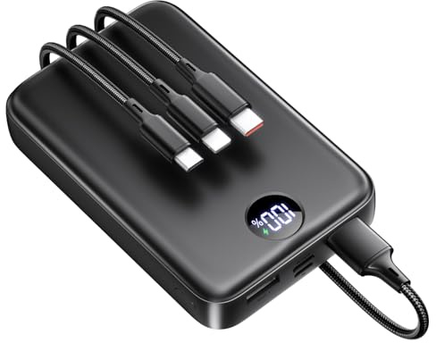 Power Bank Fast Charging 40000mAh, 22.5W Portable Charger(USB-C Input & Output), PD QC 3.0 External Mobile Phone Battery with LED Display, Compatible with iPhone 17 16 15 14 13 12 Pro Max and More