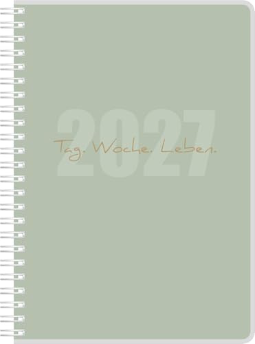 MyTimer Ringbuch Tag. Woche. Leben. 2027: Wochenplaner mit 4-sprachigem Kalendarium, Ringbindung, Monatsübersicht & Notizseiten, für Schüler & Studenten