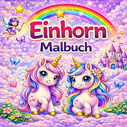 Mein erstes Einhorn Malbuch: Für Kinder ab 3 Jahren – Süße Einhörner zum Ausmalen | Einfach & kindgerecht | Perfekt für Mädchen & Jungen
