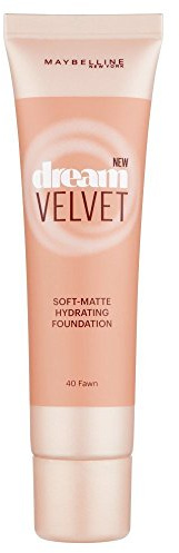 3 x Maybelline New York Dream Velvet Soft Matte Foundation 30ml - 40 Fawn