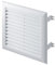 Rejilla de ventilación Blanca de 170 mm x 170 mm con mosquitera/Malla/Red 17,5 x 17,5 cm Rejilla de ventilación de Pared T103
