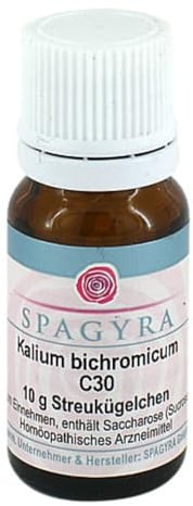KALIUM BICHROMICUM C 30 Globuli 10 g