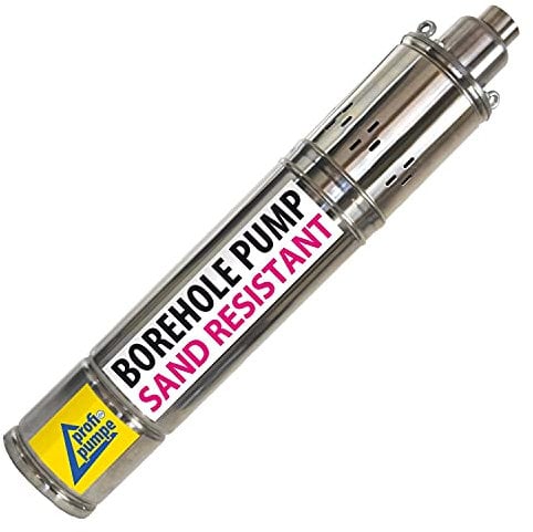 Sandverträgliche Tiefbrunnenpumpe Screw-Star Schraubenpumpe Brunnenpumpe Wasserpumpe Gartenpumpe Rohrpumpe Hauswasserwerk Bohrlochpumpe für neuangelegte (400V - 3 Zoll - 1100W)