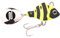 SPRO ASP Spinner UV– Searchbait mit original Gamakatsu Haken zum Angeln auf Raubfisch, Spinnangeln, Gewicht:28g, Farbe:Wasp UV