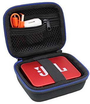 Difficile Viaggio Caso Custodia per JBL Go/GO2 Diffusore Bluetooth Portatile di GUBEE (nero)