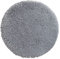 PANA® Runde Badematte Hochflor (Ø 56 cm) • Badteppich rund aus weichen Mikrofasern • Saugstark & waschbar • Runder Duschvorleger, Badvorleger, Badezimmerteppich rund • Farbe: Grau