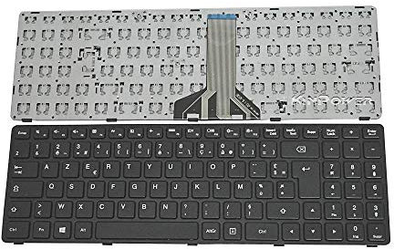KinPower Clavier AZERTY Français Compatible avec Lenovo IdeaPad 100-15IBD