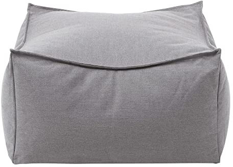 blomus Outdoor Hocker -STAY- | Sitzsack Wasserabweisend | Farbe Stone | 60L x 60B x 40H cm | Sitzpouf Schnelltrocknend | wetterfestes Textil