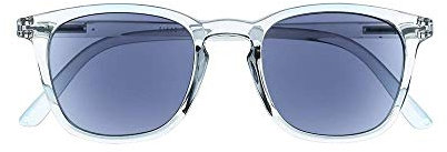 SILAC – Sonnenbrille mit Sehstärke für Damen & Herren – Modell Sol Cristal 7551 – Transparent Grau – Getönte Gläser – UV400 Schutz – Flexbügel – Kategorie 3 – +1.00 bis +3.50 Dioptrien