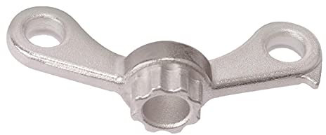 DSFSAEG Bike Crank Removal Tool Repair Safety Hook Bottom Fit for Shimano Hollowtech II(Silver)