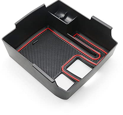 YEE PIN Aufbewahrungsbox Kompatibel mit Toyota Corolla 2021 2022 / Corolla Touring Hybrid 2019+/ Corolla Cross 2023 Mittelkonsole Organizer Tray für Armlehne Organizer Zubehör Mit Rutschfestermatte