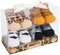 BRUBAKER 4 Paar Babysocken Jungen Mädchen 0-12 Monate - Baby Geschenkset für Neugeborene in Geschenkverpackung mit Schleife - Safari mit Tiger, Zebra und Giraffen Muster