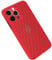 Rdyi6ba8 for iPhone 13 Pro Max Case, Heat Dissipation Breathable Cooling Hollow Cellular Hole Case Ultra-thin TPU Anti-Scratch Anti-Fingerprint Phone Case for iPhone 13 Pro Max, Red
