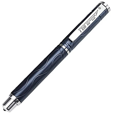TONIFE Selbstverteidigungsstift mit Notfall-Glasbrecher-Schreibwerkzeug Self Defense Pen (Dunkelblau)