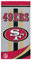 San Francisco 49ers NFL Duschtuch Handtuch Strandtuch Beach Towel ** Extreme ** in 75 x 150 cm