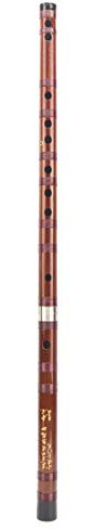 Flûte en Bambou C‑Key, Instrument Traditionnel Chinois avec Boîte de Rangement pour Débutants
